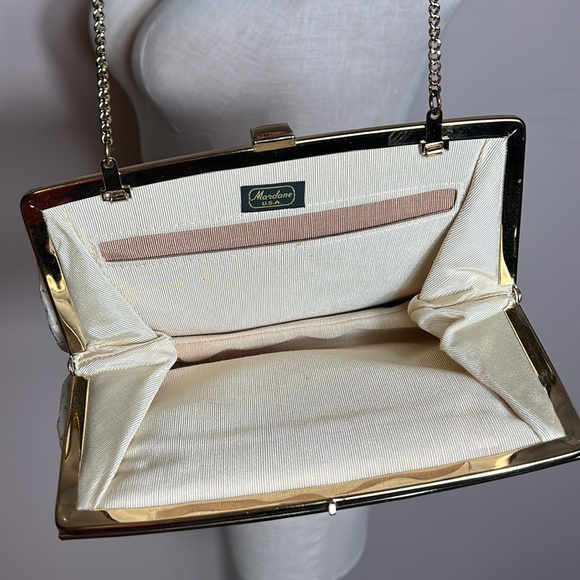 Vintage Ivory Gold Small Clutch “ Mardane” - Picture 8 of 11